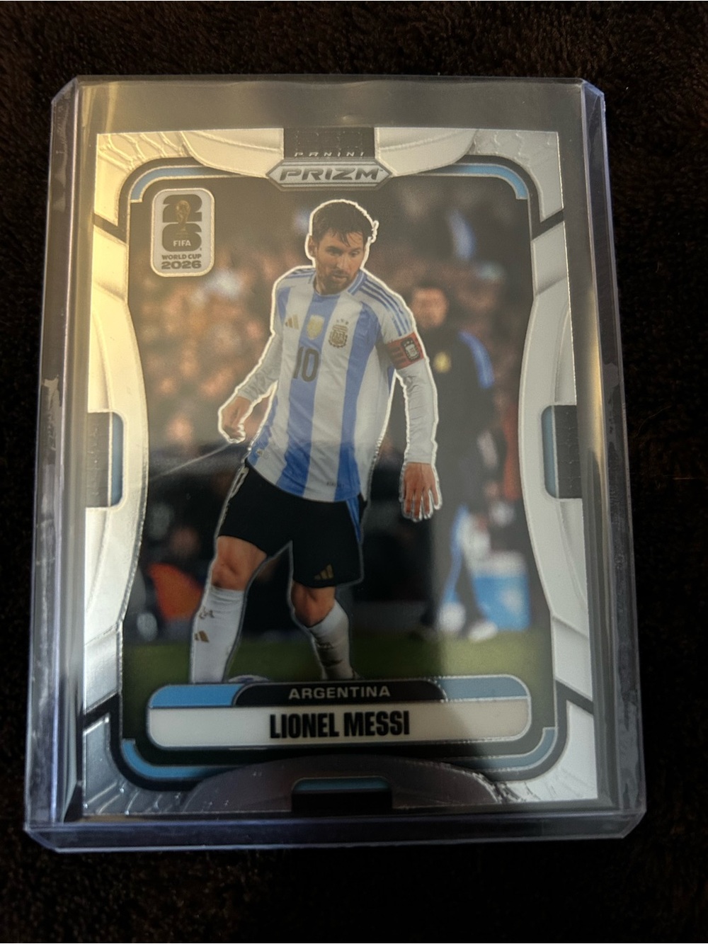 Panini Prizm Soccer Card - Blue/White/Silver